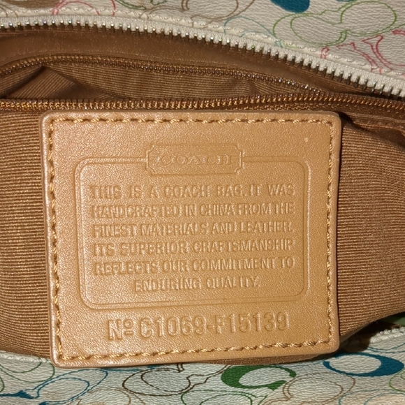 Coach Multicolor Signature Tote - Picture 2 of 5